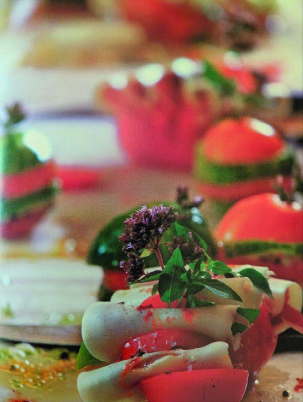 Grilled skewers appetizer